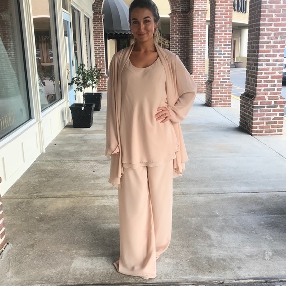 chiffon pantsuit